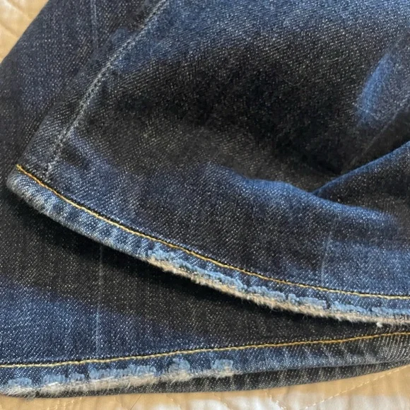 CITIZENS OF HUMANITY Kelly Boot Cut Low Rise Dark Blue Jeans Denim Y2K Womens 29 - Picture 15 of 16